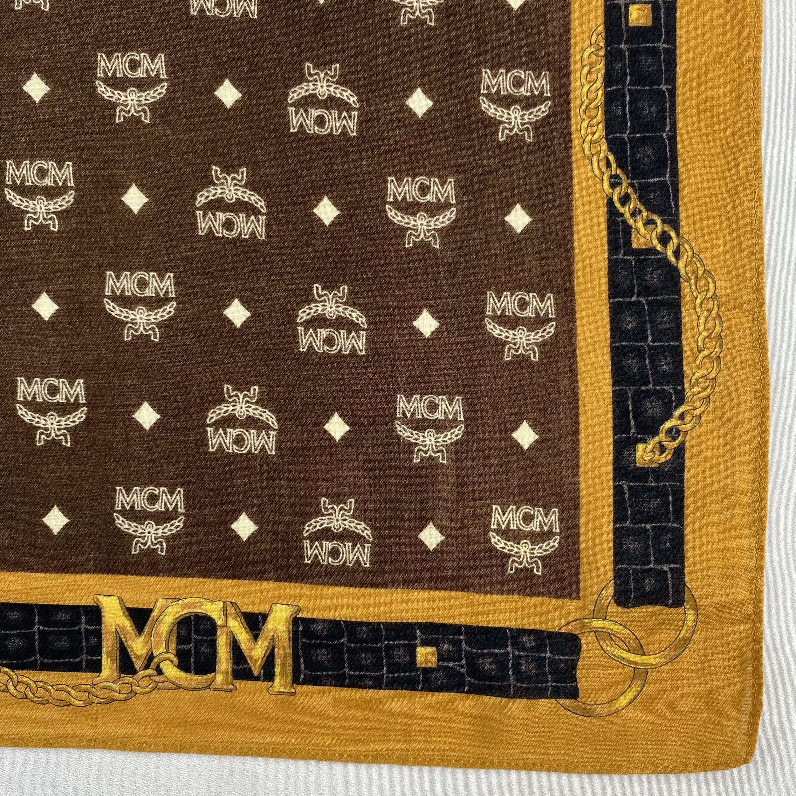 MCM × Vintage MCM Neckerchief / Bandana / Handkerchief-P999 Size ONE SIZE - 3 Thumbnail