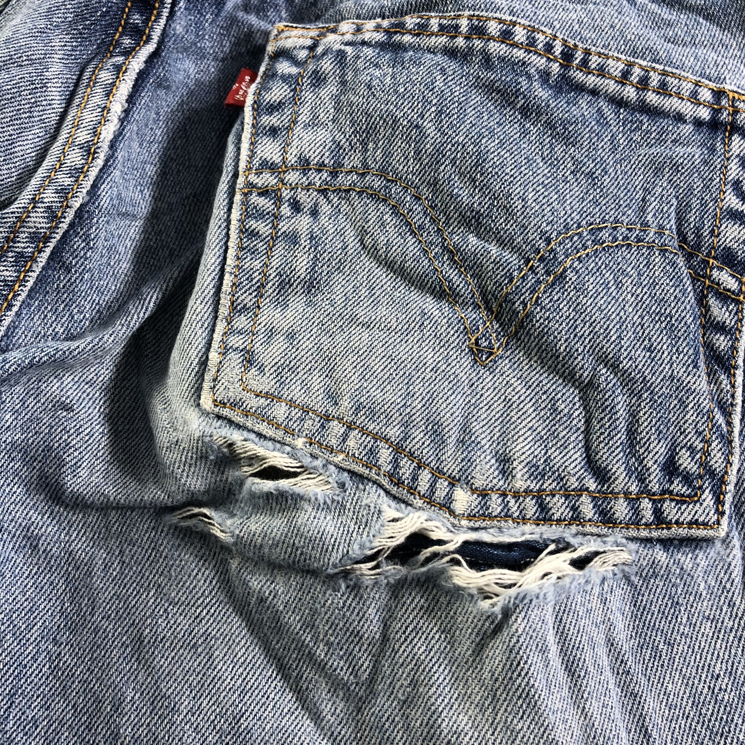 Levi's Vintage Blue Wash Levis 501 Jeans-J3730 Size US 29 - 8 Thumbnail