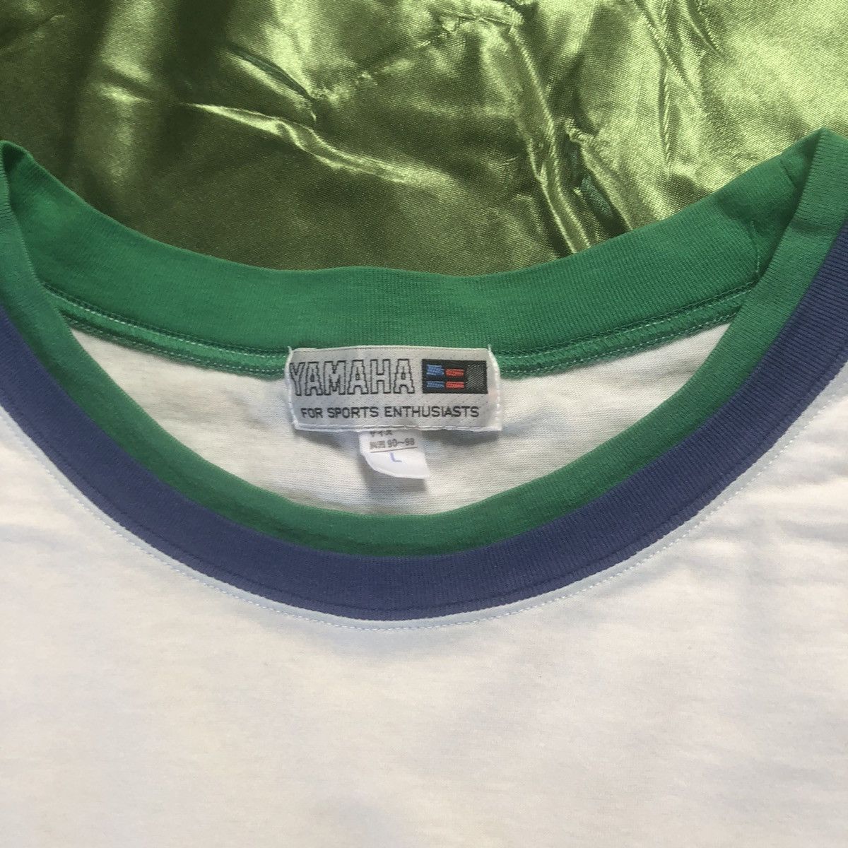 Yamaha Vintage 90’ Single Stich Team Yamaha Shirt Size US L / EU 52-54 / 3 - 3 Thumbnail