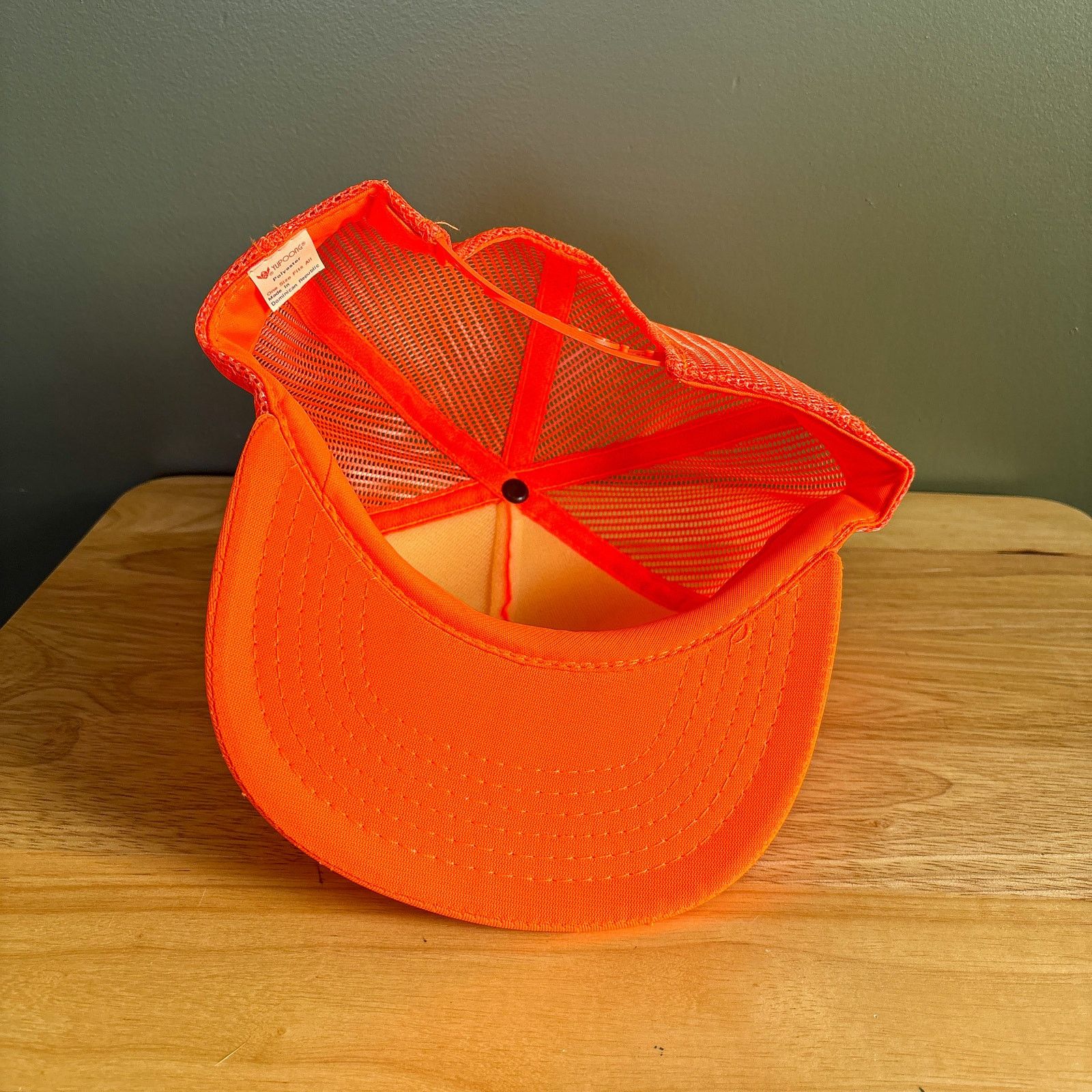 Yupong Vintage Jones & Sons Truck Orange Mesh Trucker Snapback Hat Size ONE SIZE - 6 Thumbnail