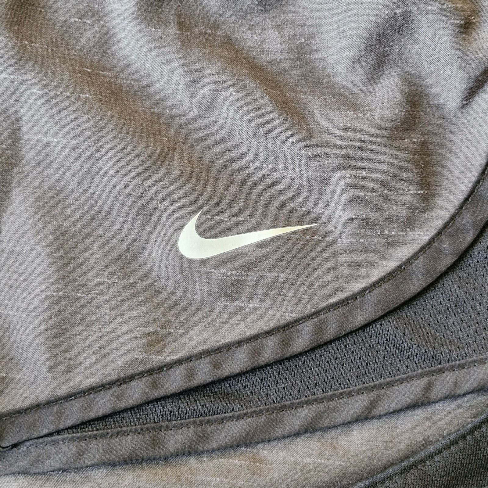 Nike Nike Dri-Fit Running Shorts Women’s XS Heather Gray Black Size 25" / US 0 / IT 36 - 2 Thumbnail