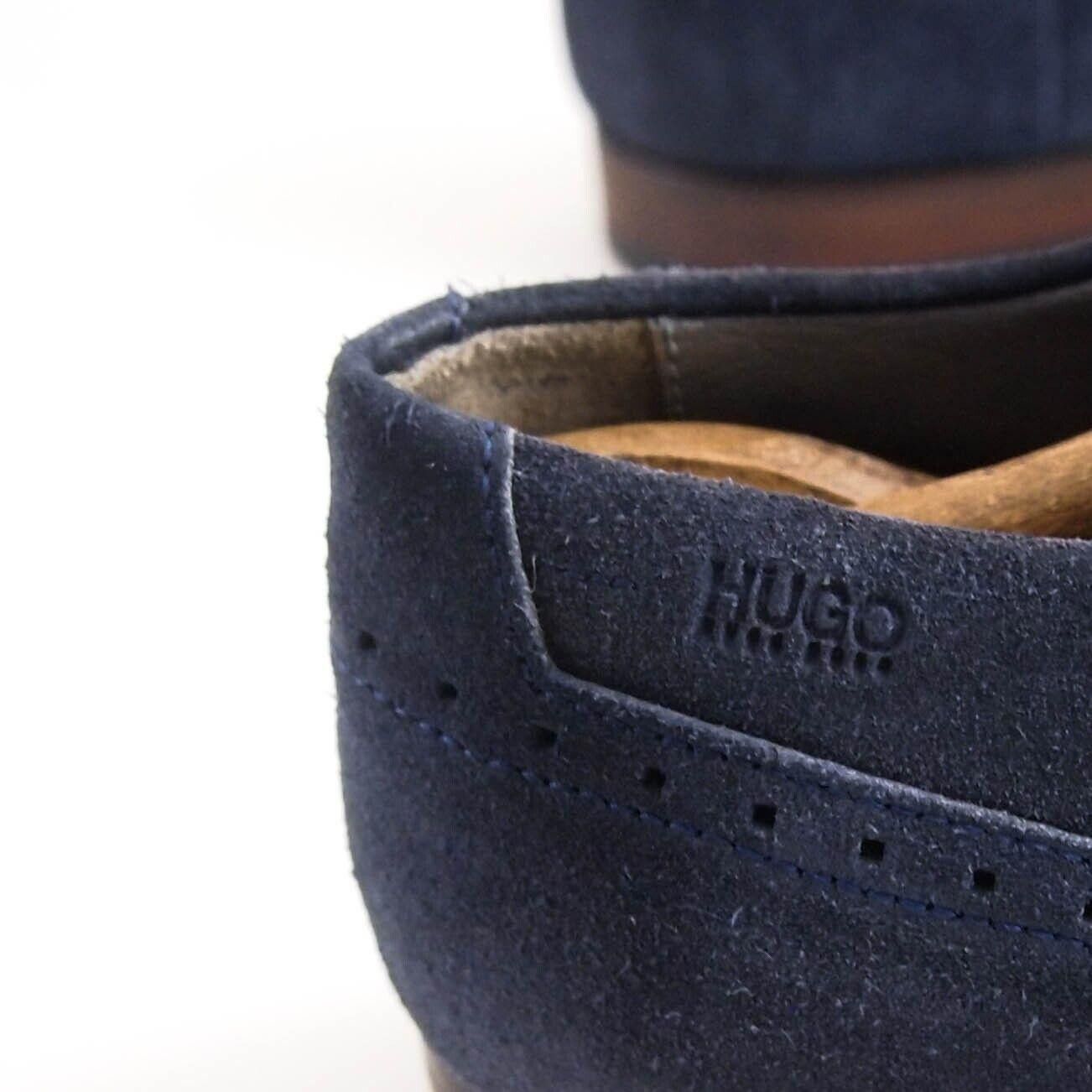 Hugo Boss Hugo Boss Derby Oxfords Blue Suede Mens EU 41 US 8 Size US 8 / EU 41 - 7 Thumbnail