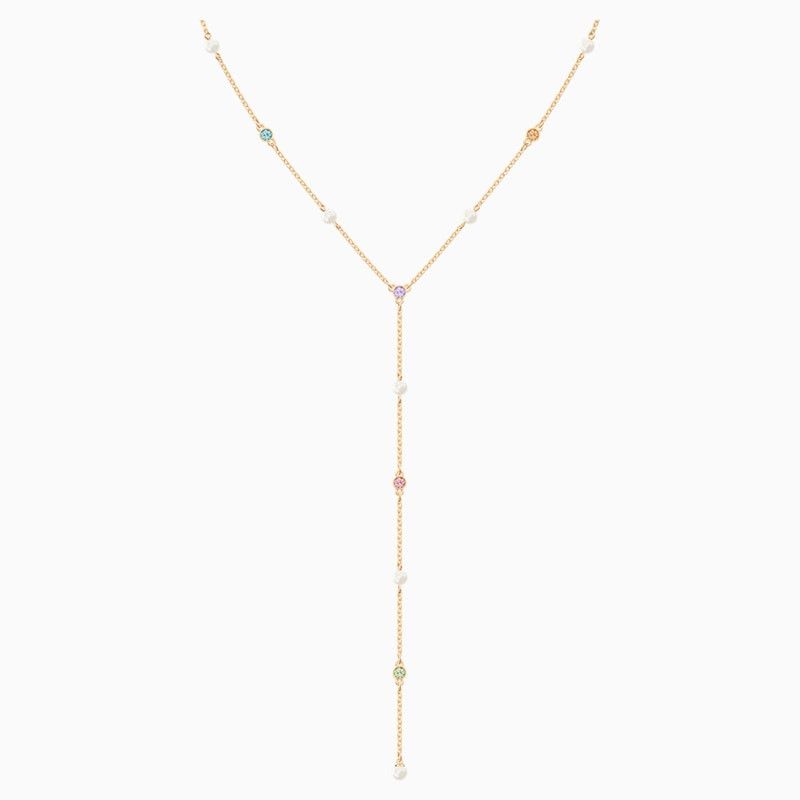 Swarovski Swarovski No Regrets Y Necklace, Multi-colored, Gold-tone Size ONE SIZE - 5 Thumbnail
