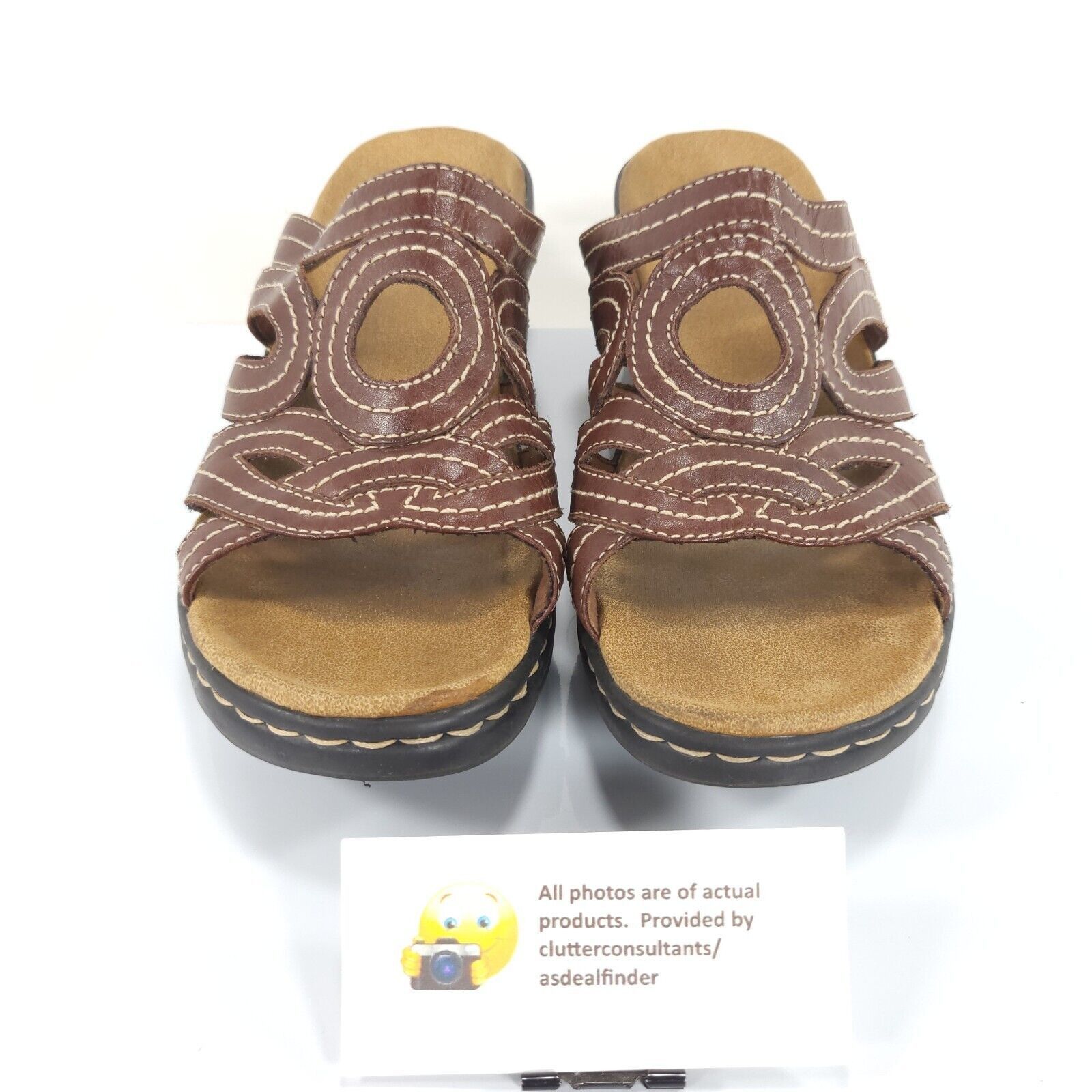 Clarks Clarks Bendables Wedge Sandal Womens Size 11 60237 Brown Size US 11 / IT 41 - 2 Thumbnail