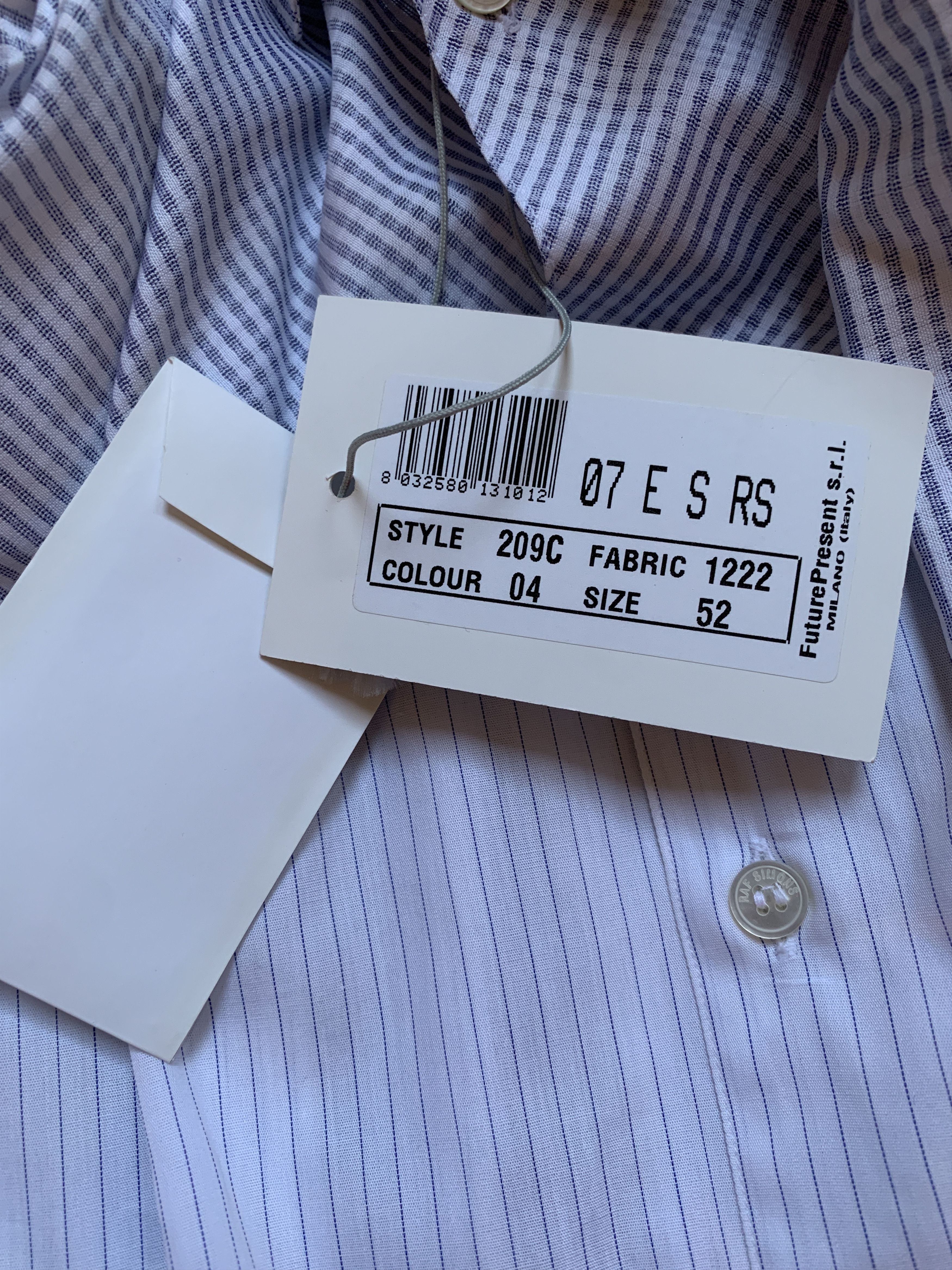 Raf Simons Raf Simons Spring Summer 2007 cotton shirt RARE NWT Size US L / EU 52-54 / 3 - 12 Thumbnail