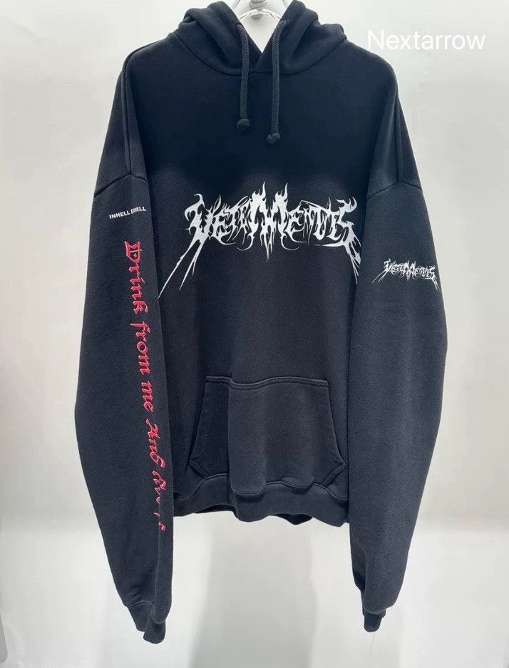 Pre-owned Vetements Pentagram Hoodie In Black