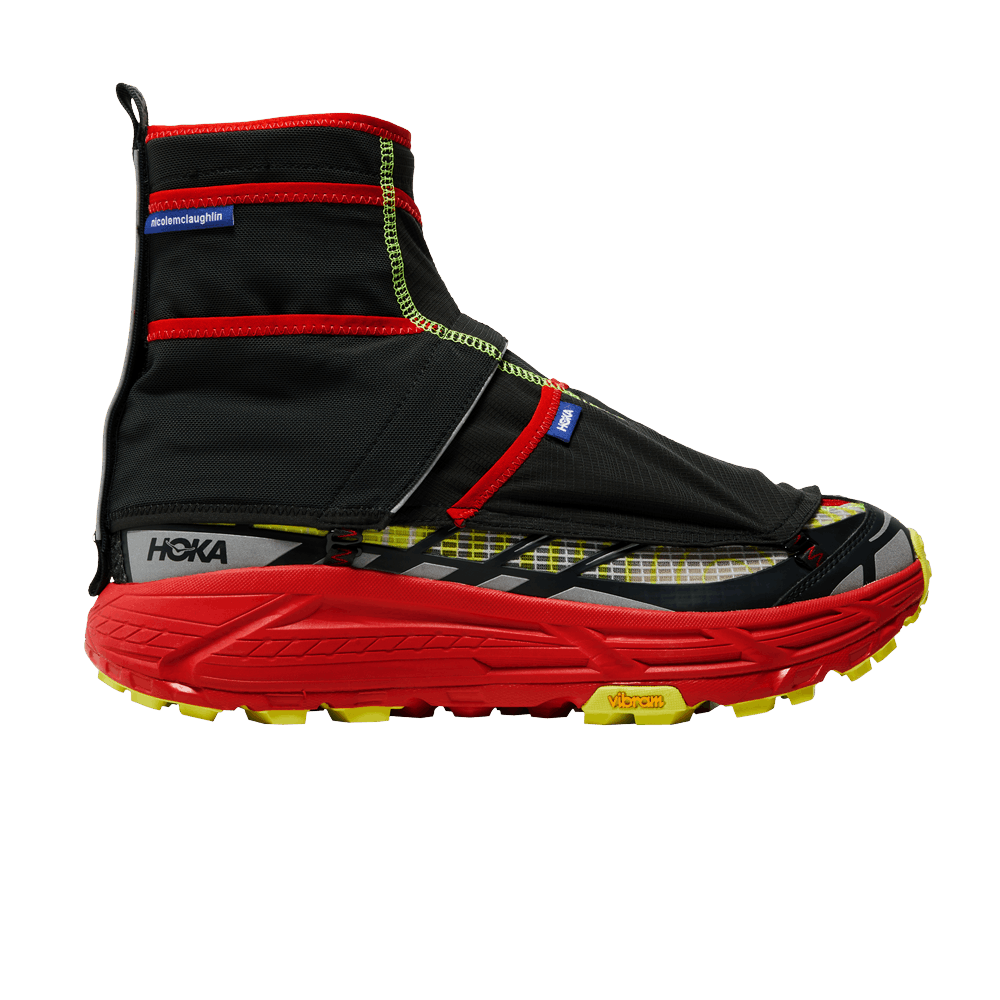 image of Hoka x Hoka One One Nicole Mclaughlin X Mafate Three2 High Risk Shoes in Red, Men's (Size 7)