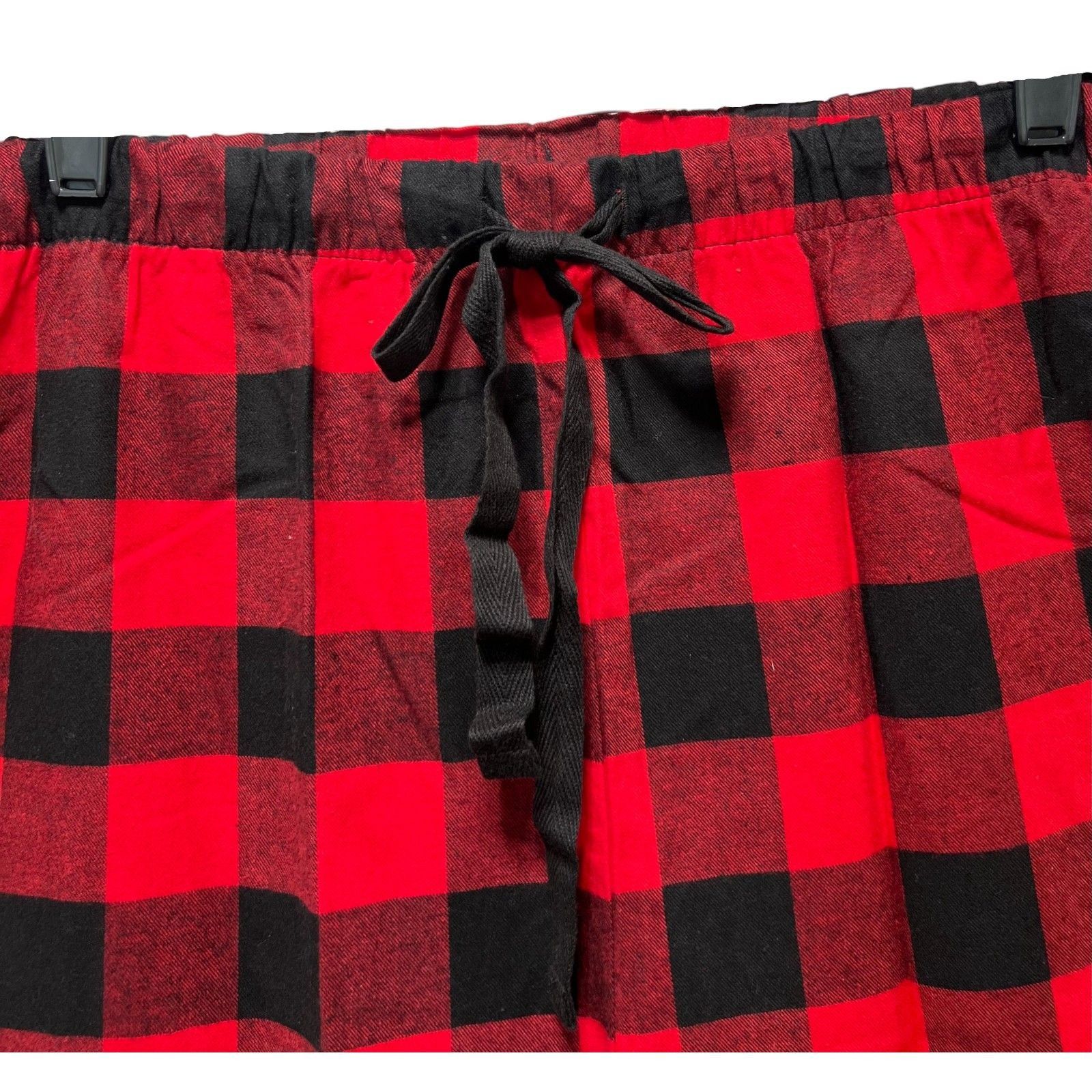 Other Wonder Shop - Women's Red Buffalo Check Flannel Pajama Set - Size ONE SIZE - 24 Thumbnail