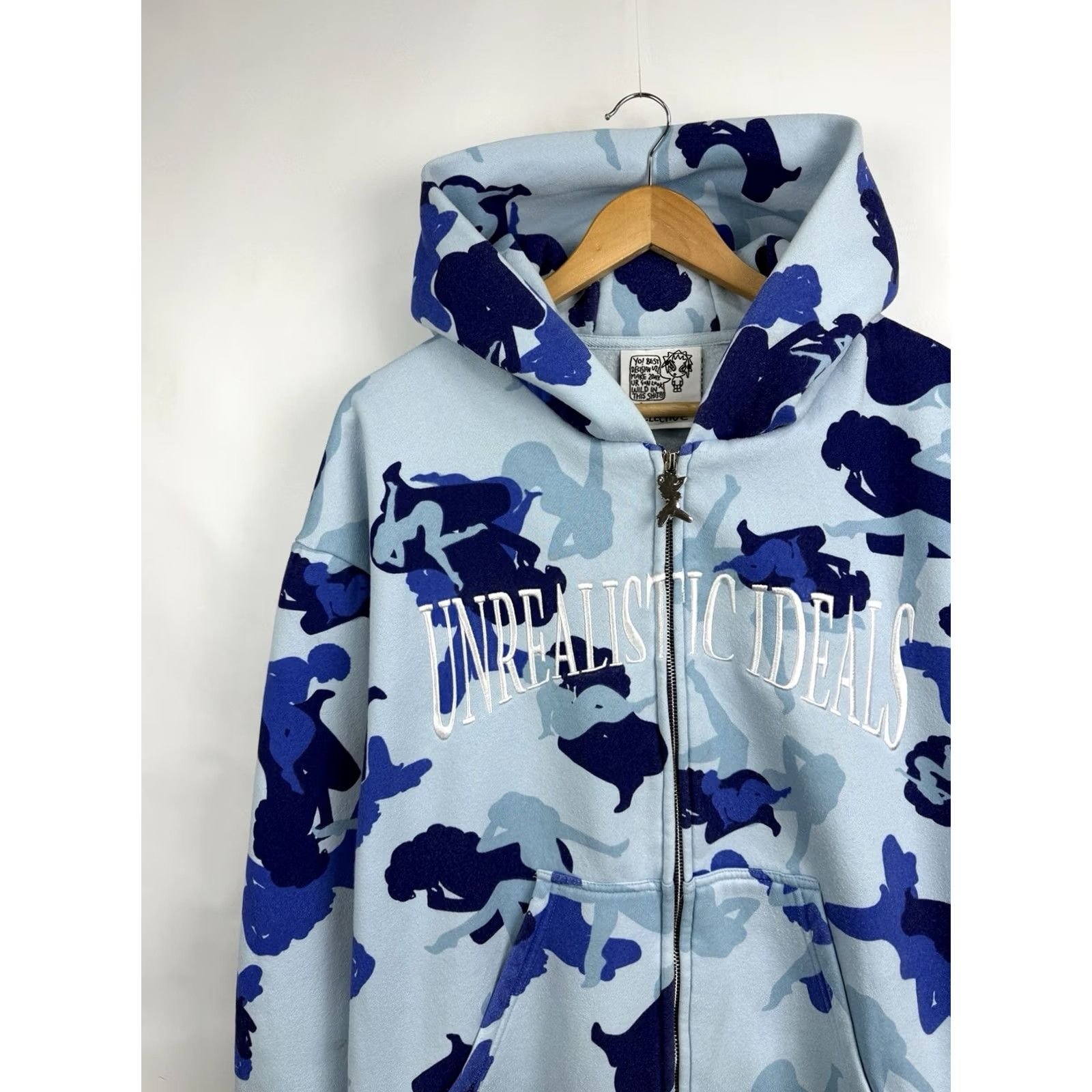 Named Collective Named Collective Y2K Sexy Girl Camo Baggy Zip Up Hoodie M/L Size US M / EU 48-50 / 2 - 3 Thumbnail