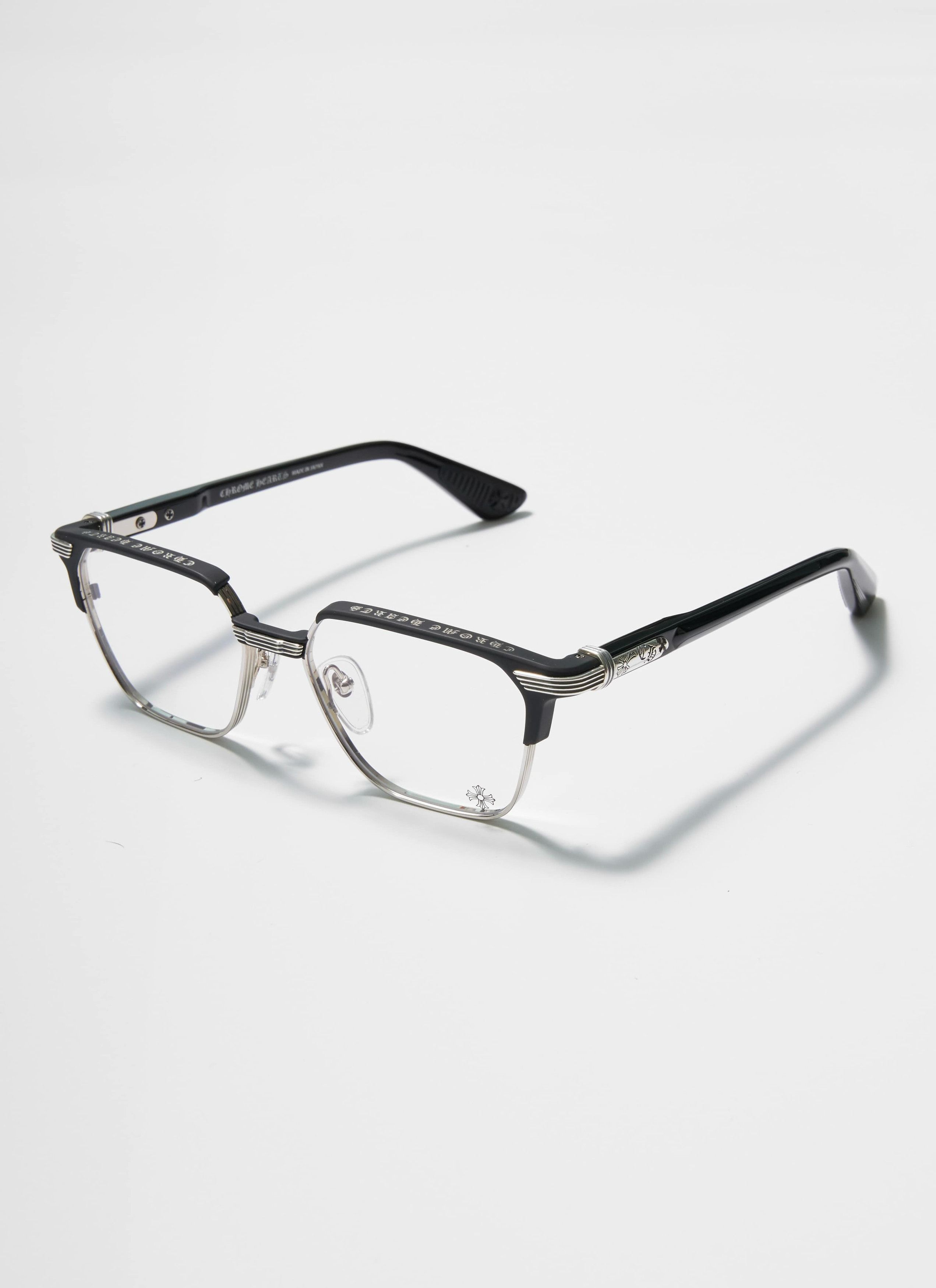 Chrome Hearts CHROME HEARTS BLAZIN Matte Black/Shiny Silver-Black-Plastic Size ONE SIZE - 1 Thumbnail