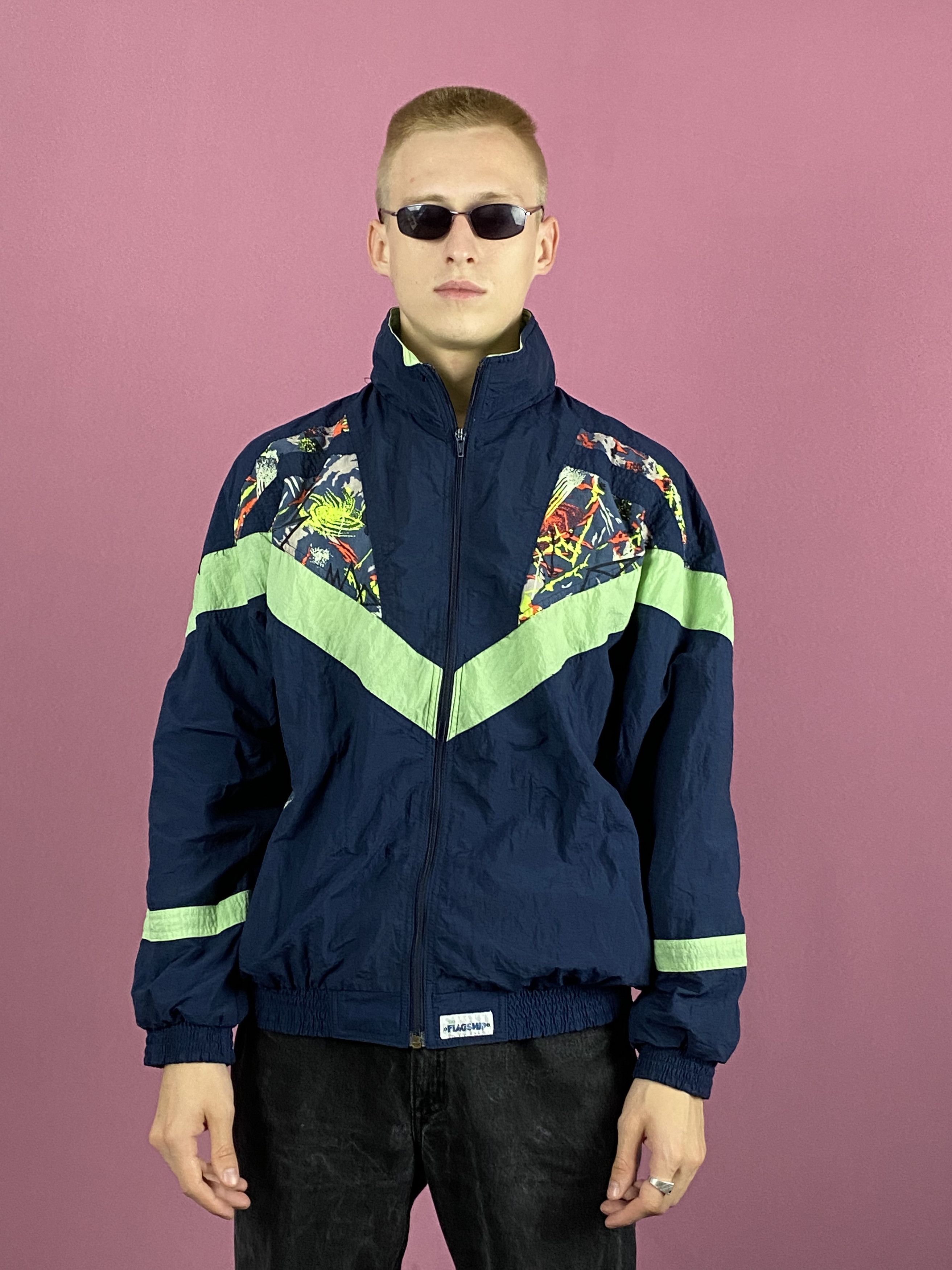 Vintage 90s Flagship Vintage Men's Windbreaker Jacket - Size L Size US L / EU 52-54 / 3 - 1 Thumbnail