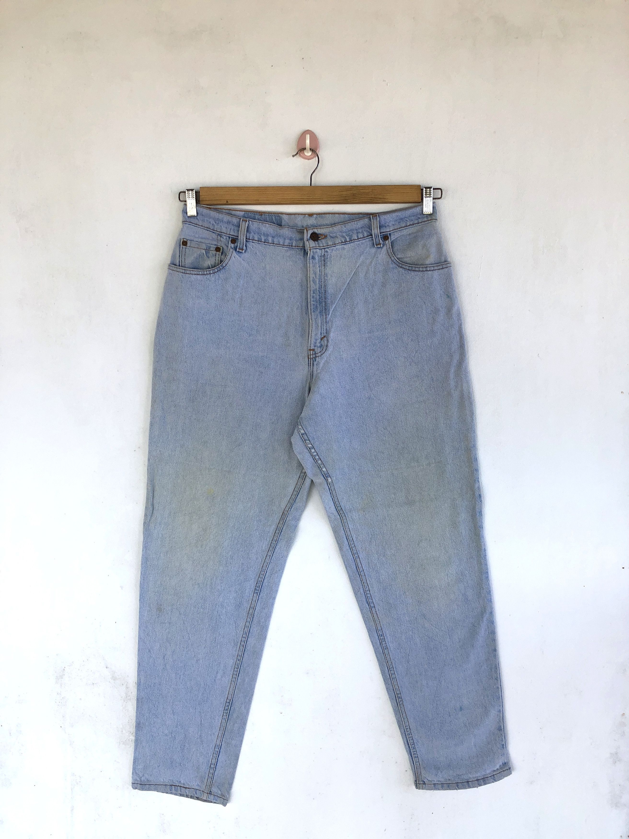 Levi's Vintage Levis 551 Jeans Light Wash Sun Faded Levis Denim Size US 36 / EU 52 - 1 Thumbnail