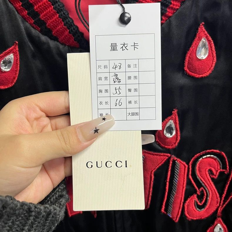 Gucci Gucci Logo silk bomber jacket 2501-Nextarrow Size US M / EU 48-50 / 2 - 2 Thumbnail