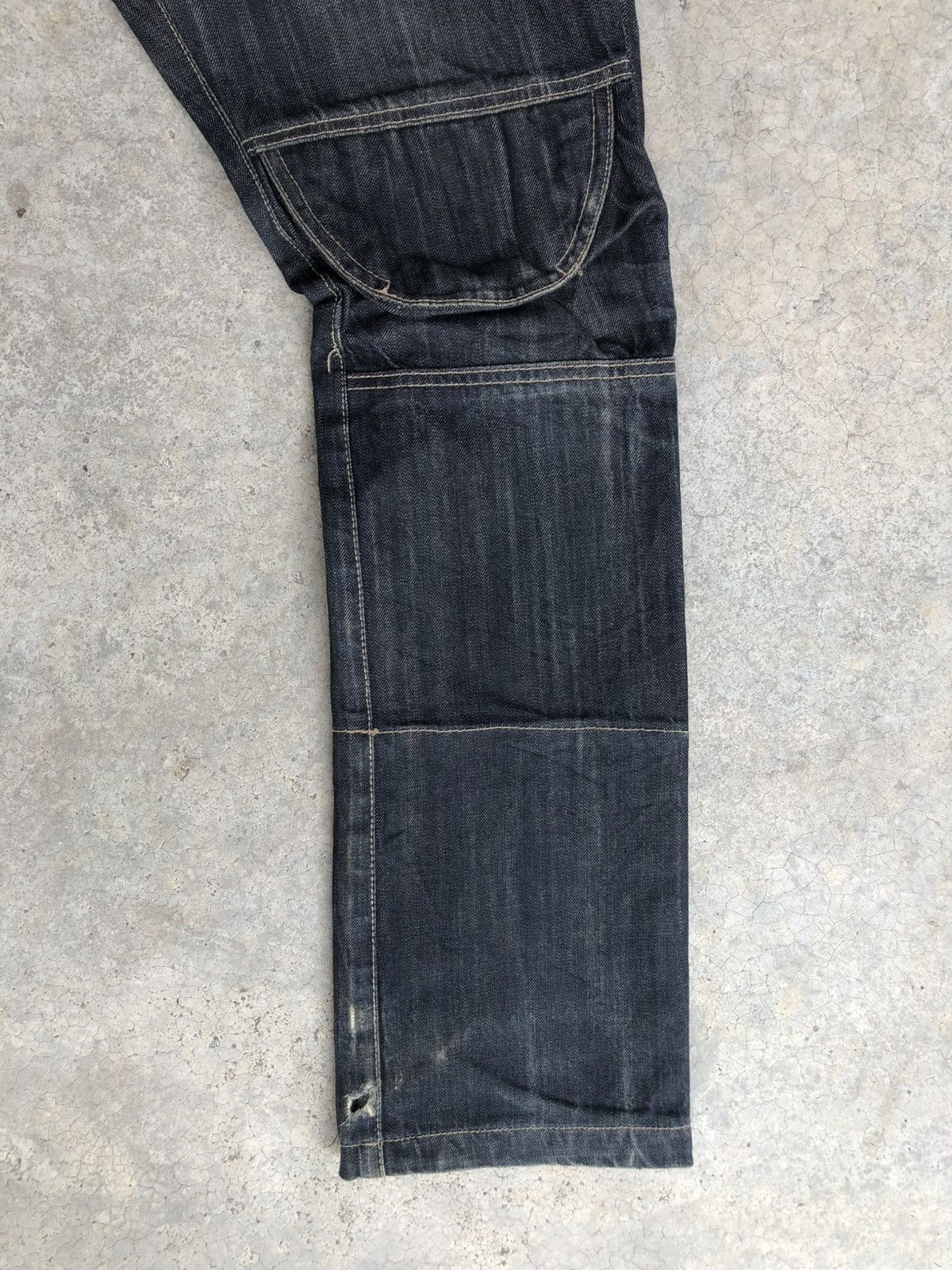 PPFM Japanese PPFM Double Knee Biker Distressed Denim Size US 32 / EU 48 - 7 Thumbnail
