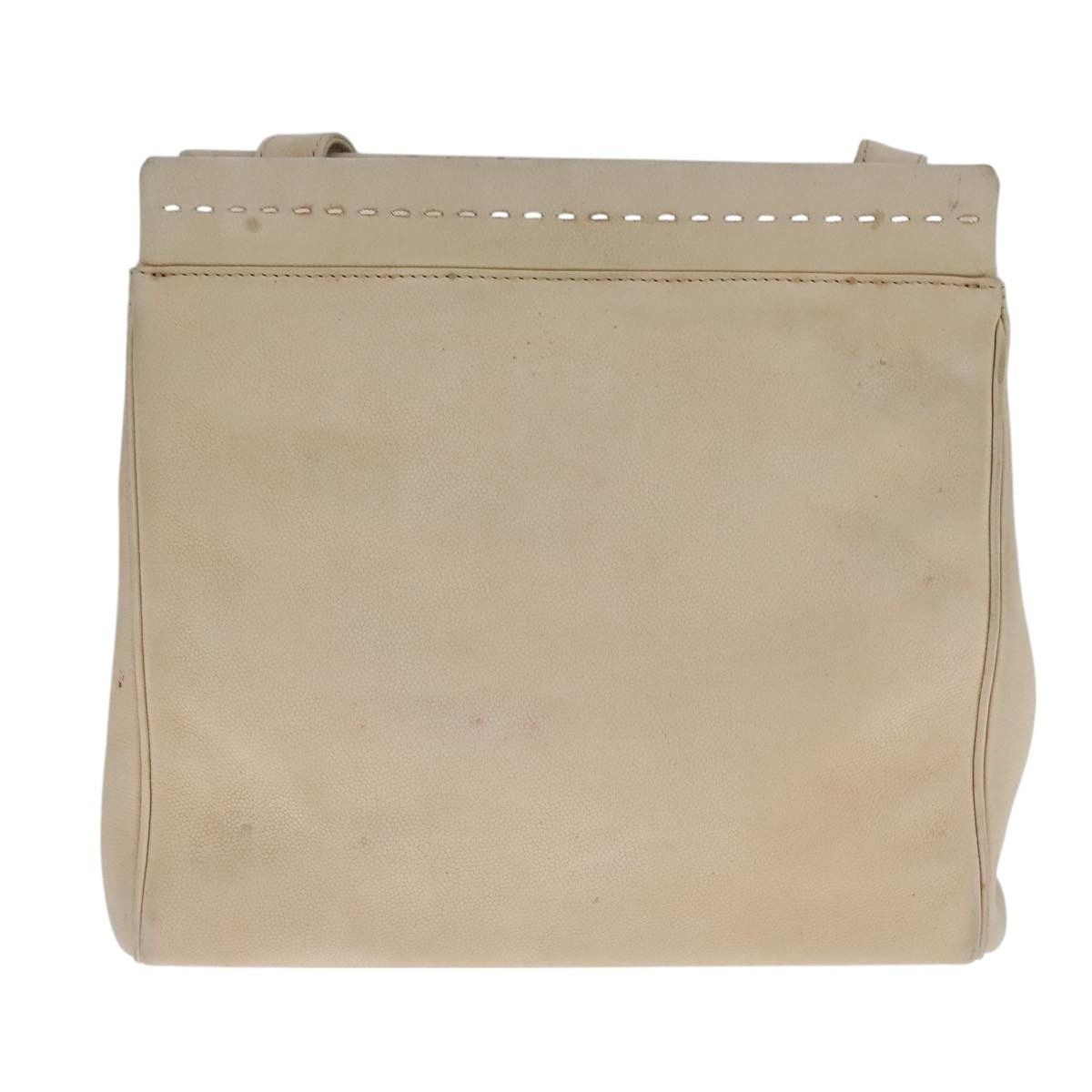 Celine CELINE Shoulder Bag Leather Beige Size ONE SIZE - 3 Thumbnail
