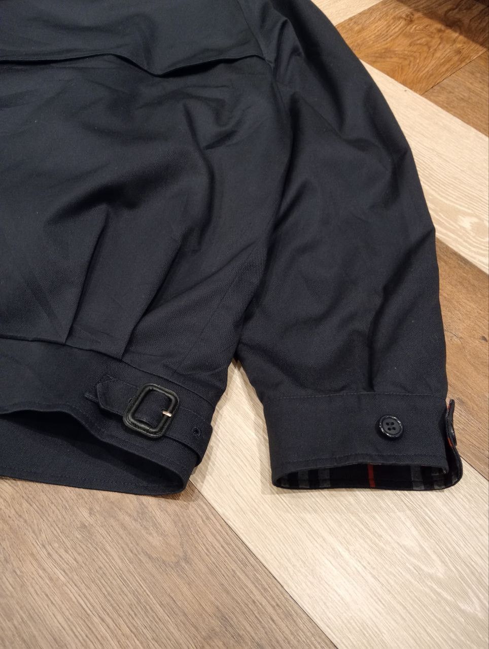 Burberry Prorsum VINTAGE BURBERRYS COTTON POLY TRENCH JACKET - NAVY Size US L / EU 52-54 / 3 - 20 Thumbnail