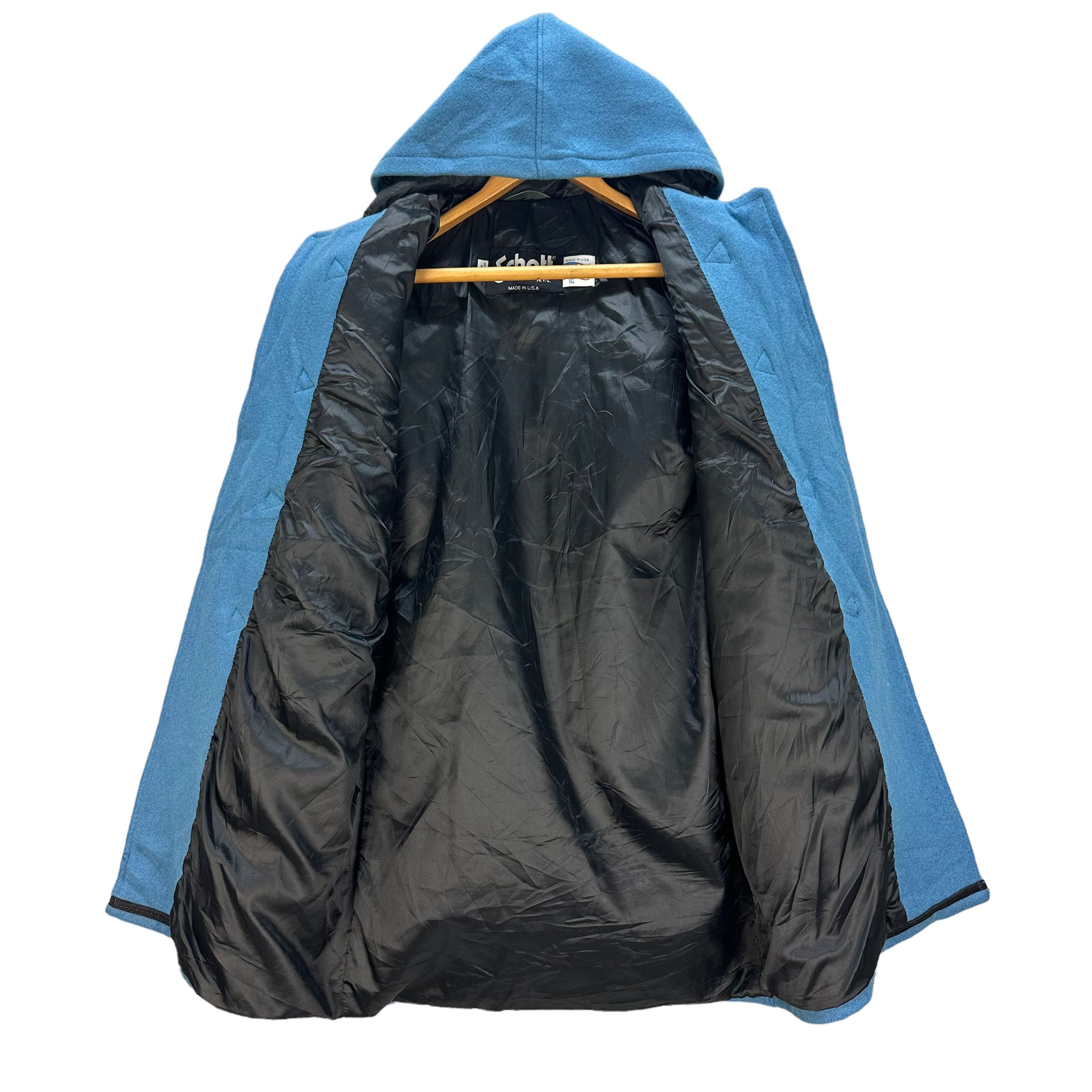 Schott VINTAGE SCHOTT MADE IN USA BLUE DUFFLE COAT #7752-168 Size US S / EU 44-46 / 1 - 8 Thumbnail