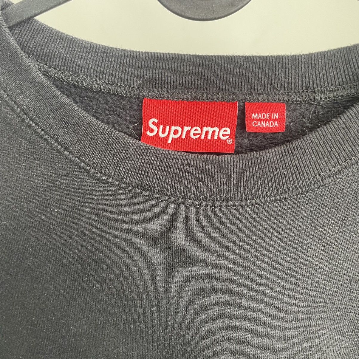 Supreme Supreme Crewneck Sweatshirt Cutout Box Logo Black Large Size US L / EU 52-54 / 3 - 4 Thumbnail