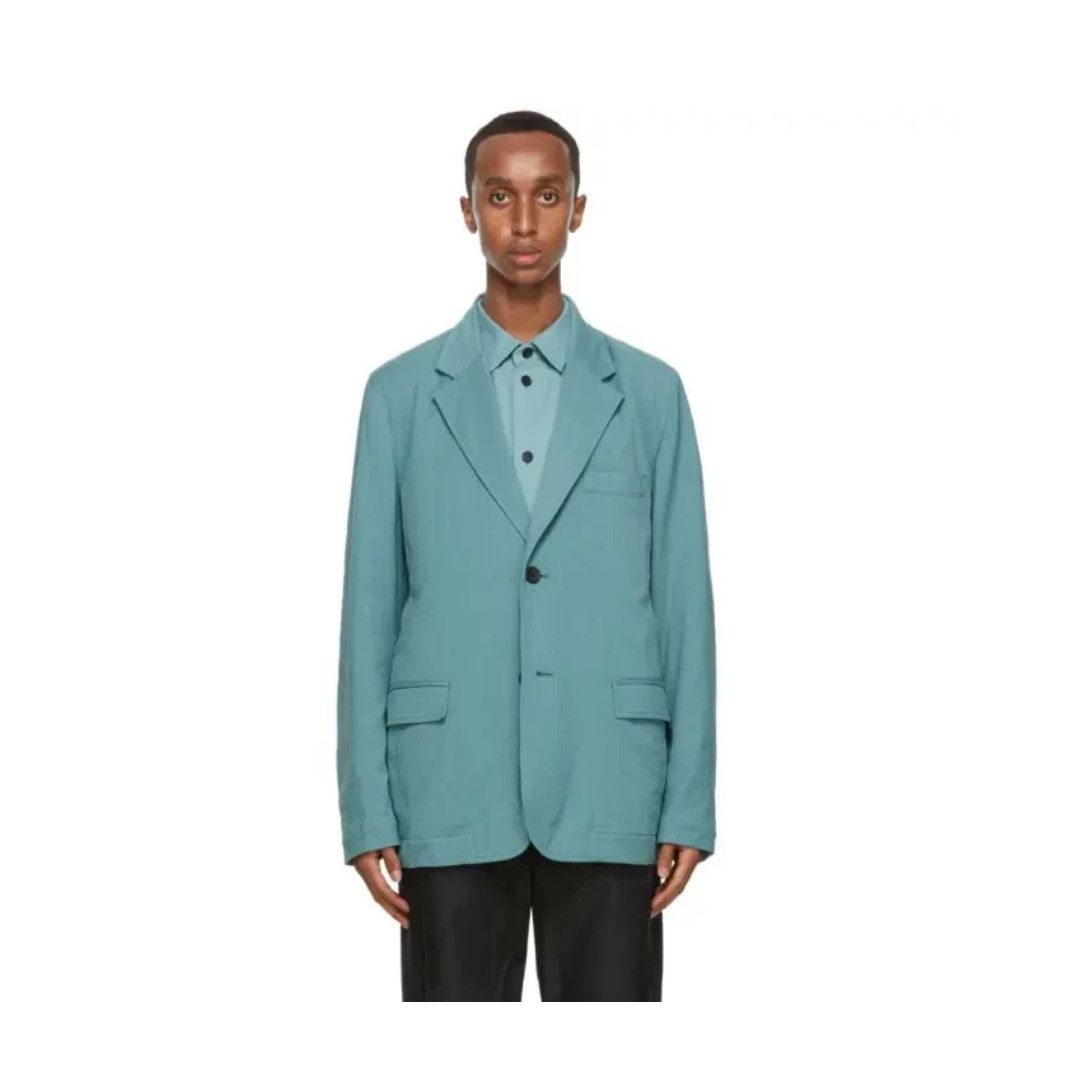 Issey Miyake o1mle0125 Dfc - H Blazer in Blue Size US L / EU 52-54 / 3 - 1 Thumbnail