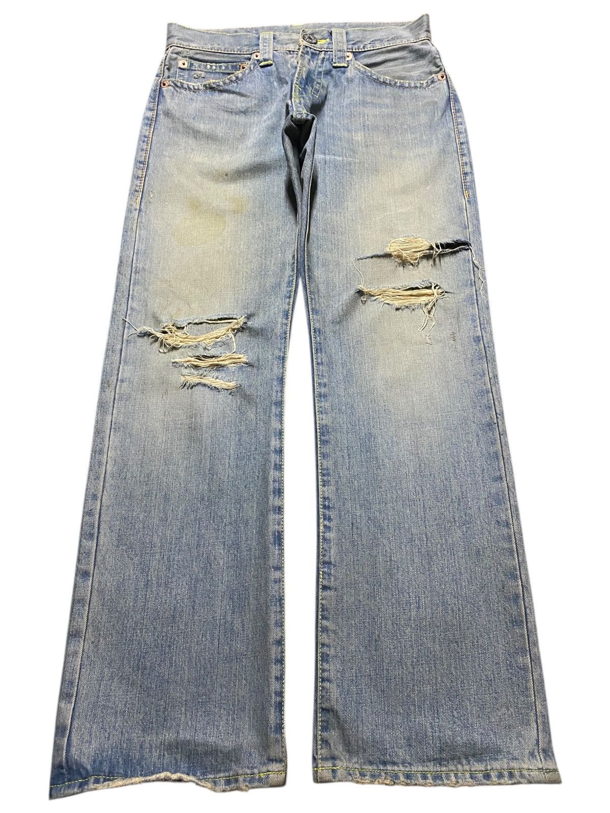 Vintage Japanese Brand Coco Lulu Mud Wash Distressed Baggy