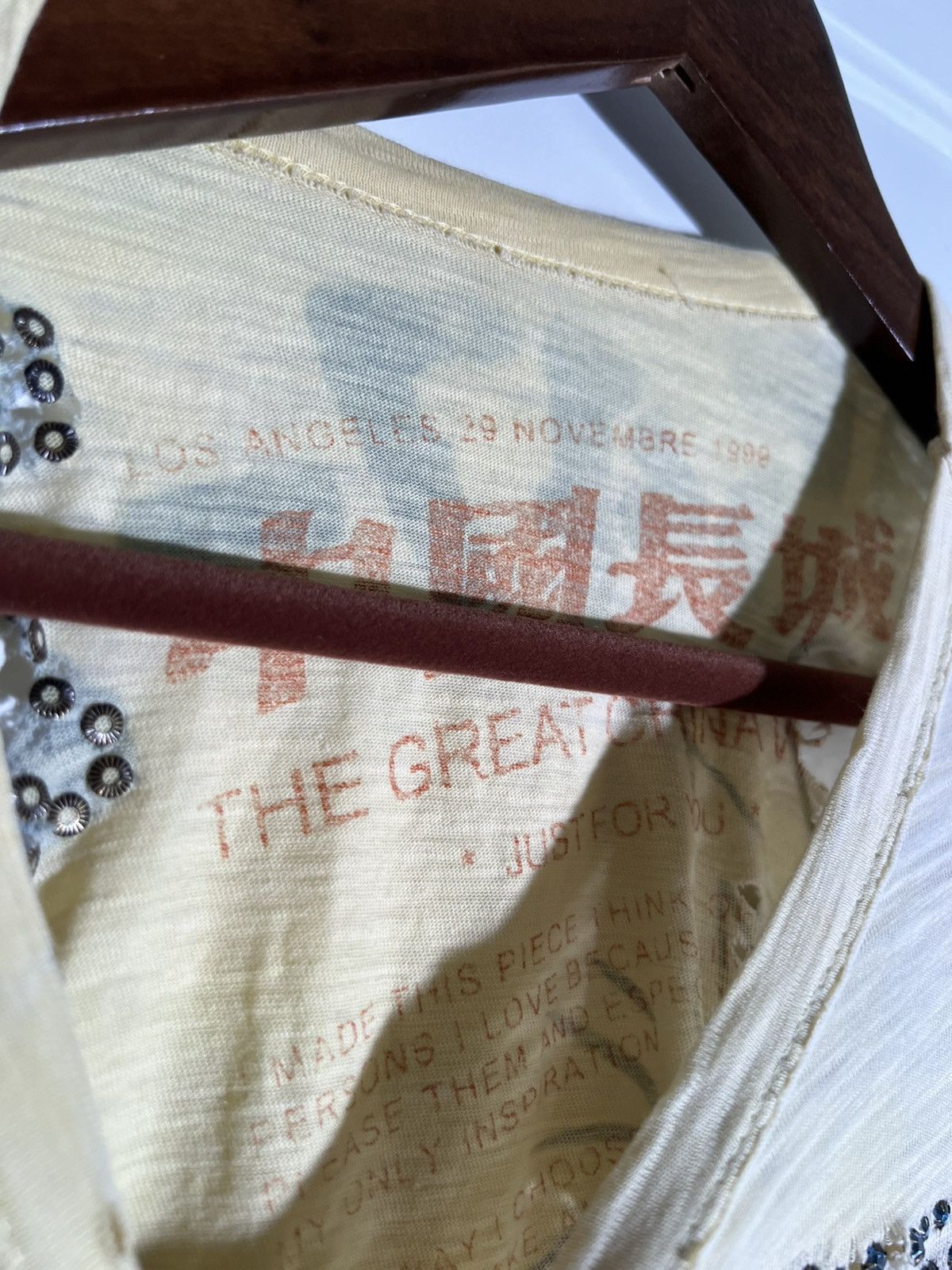 The Great China Wall Y2K 2000’s Vintage The Great China Wall Retro Bejeweled Tee Size US M / EU 48-50 / 2 - 13 Thumbnail