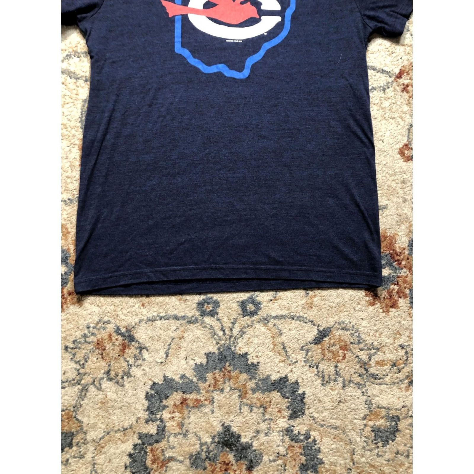 MLB Homage Shirt Mens M Blue Cleveland Guardians Medium Navy Ohio Logo Tee Graphic MLB Size US M / EU 48-50 / 2 - 5 Thumbnail