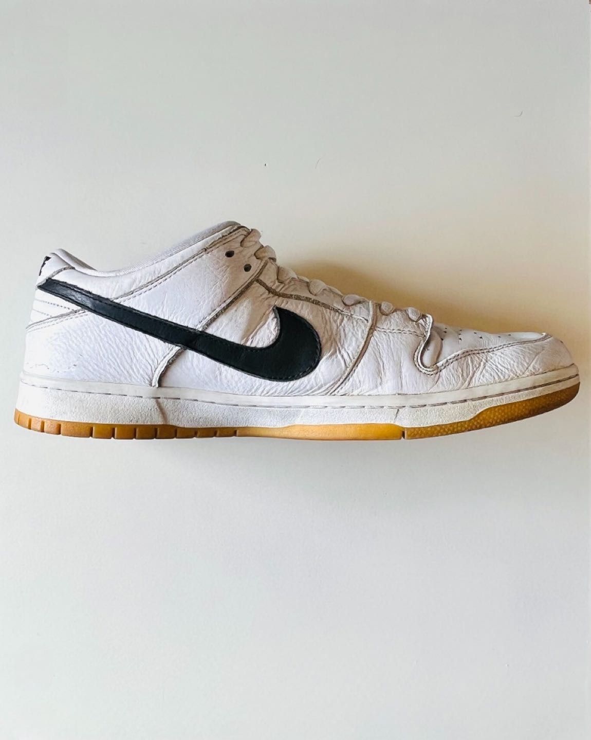 Nike Nike SB Dunk Low Orange Label White Size US 13 / EU 46 - 3 Thumbnail