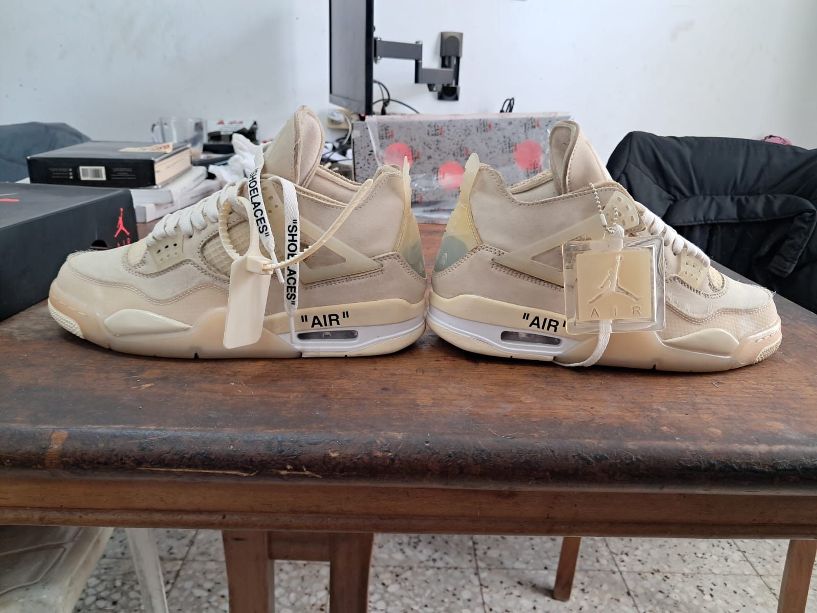 Nike JORDEN 4 OFF WHITE SAIL Size US 7.5 / EU 40-41 - 6 Thumbnail