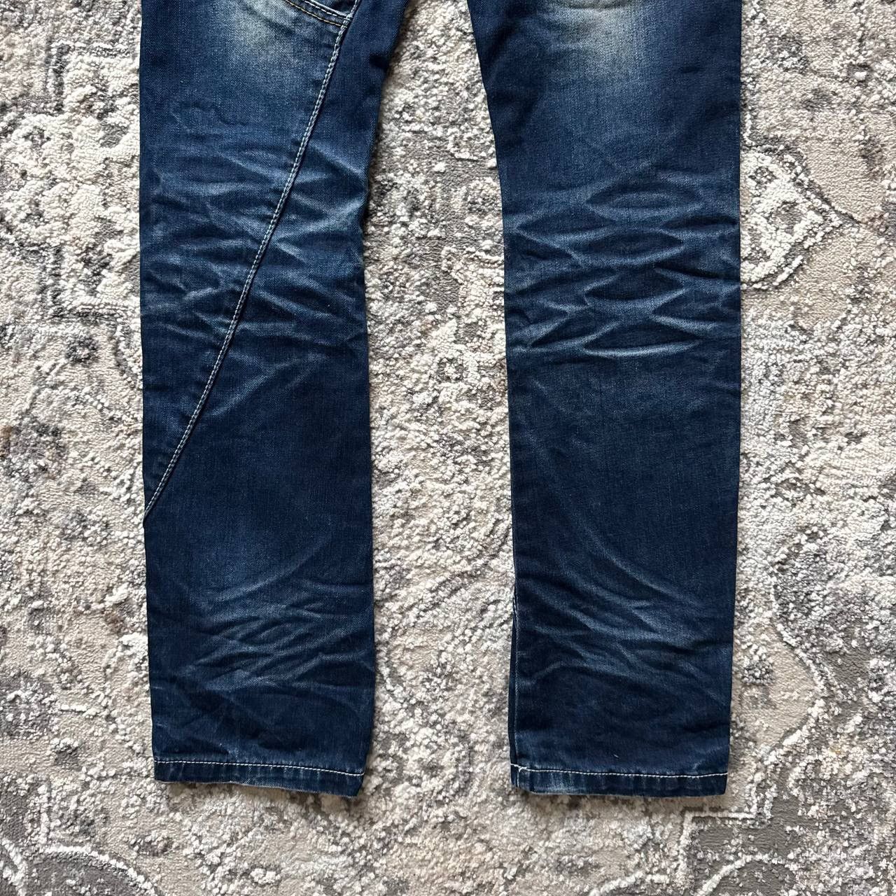 Japanese Brand Vintage Archive Japrag by Okishana Samoki Patch Work Jeans Size US 29 - 8 Thumbnail