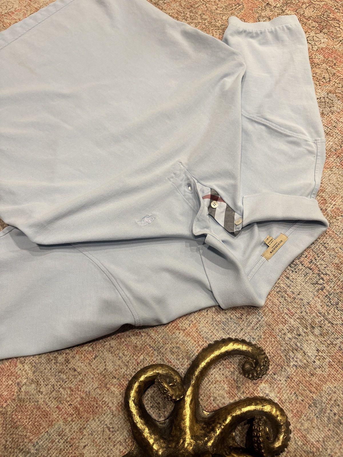 Burberry Burberry Polo Vintage Size US L / EU 52-54 / 3 - 1 Thumbnail