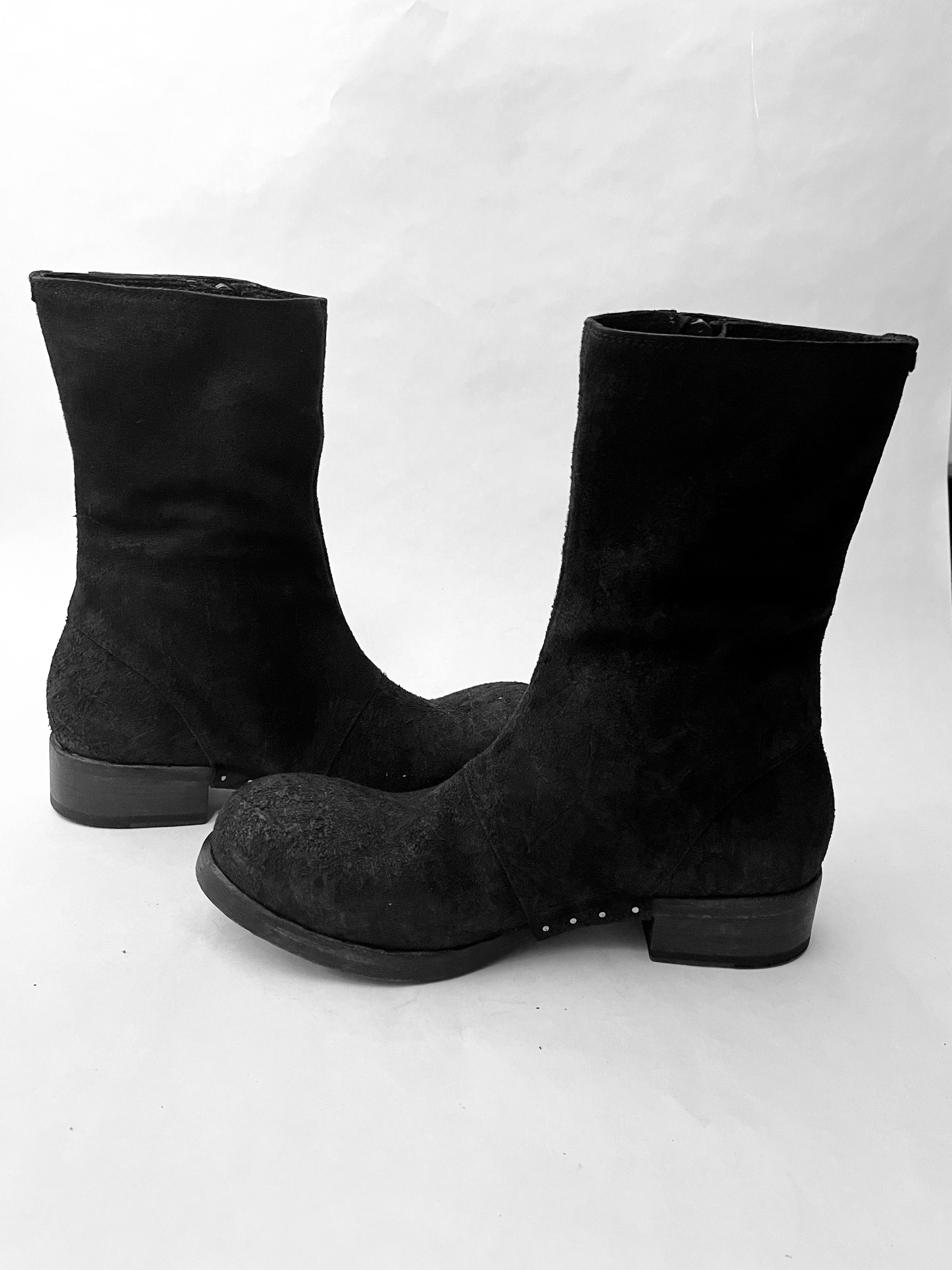 Alexandre Plokhov NEW -M914 CROSTA BLACK- DISTRESSED SUEDE BOOT Size US 9 / EU 42 - 7 Thumbnail