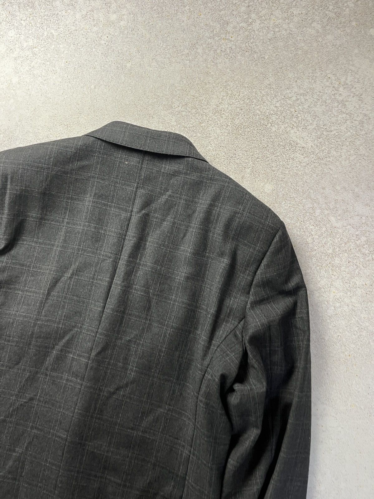 Hackett HACKETT Wool Blazer MW812264 BRUSHED MULTED CHECK Rare Size 42L - 5 Thumbnail