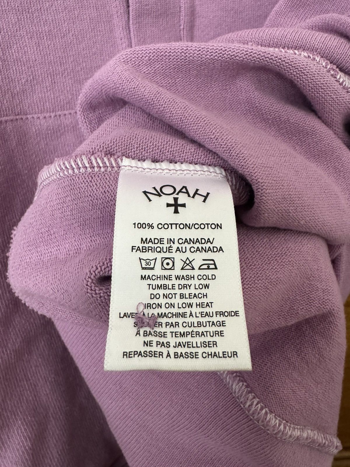 【新品未使用】Noah  Rugby Cardigan  Lavender身幅約53cm