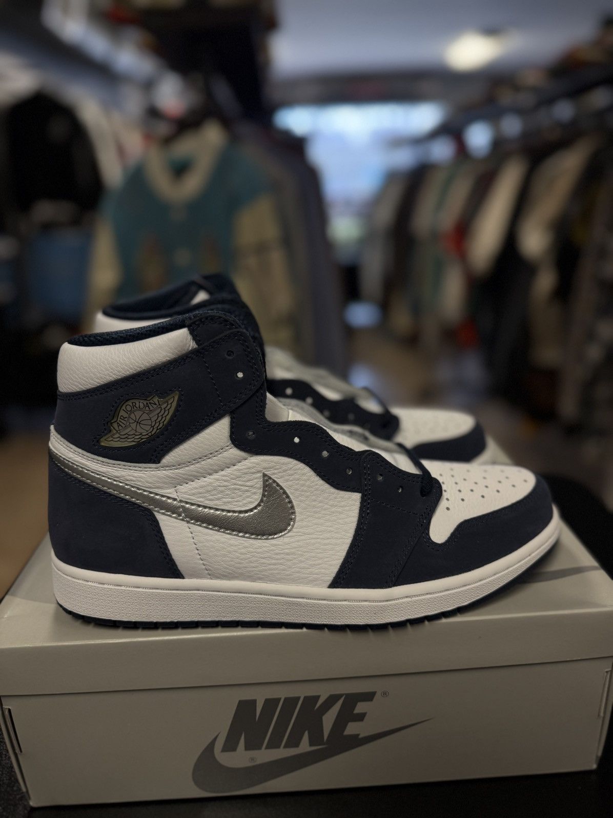 Jordan Brand × Nike Jordan 1 CO JP Midnight Navy Blue Size 10.5 (NEW) Size US 10.5 / EU 43-44 - 1 Thumbnail