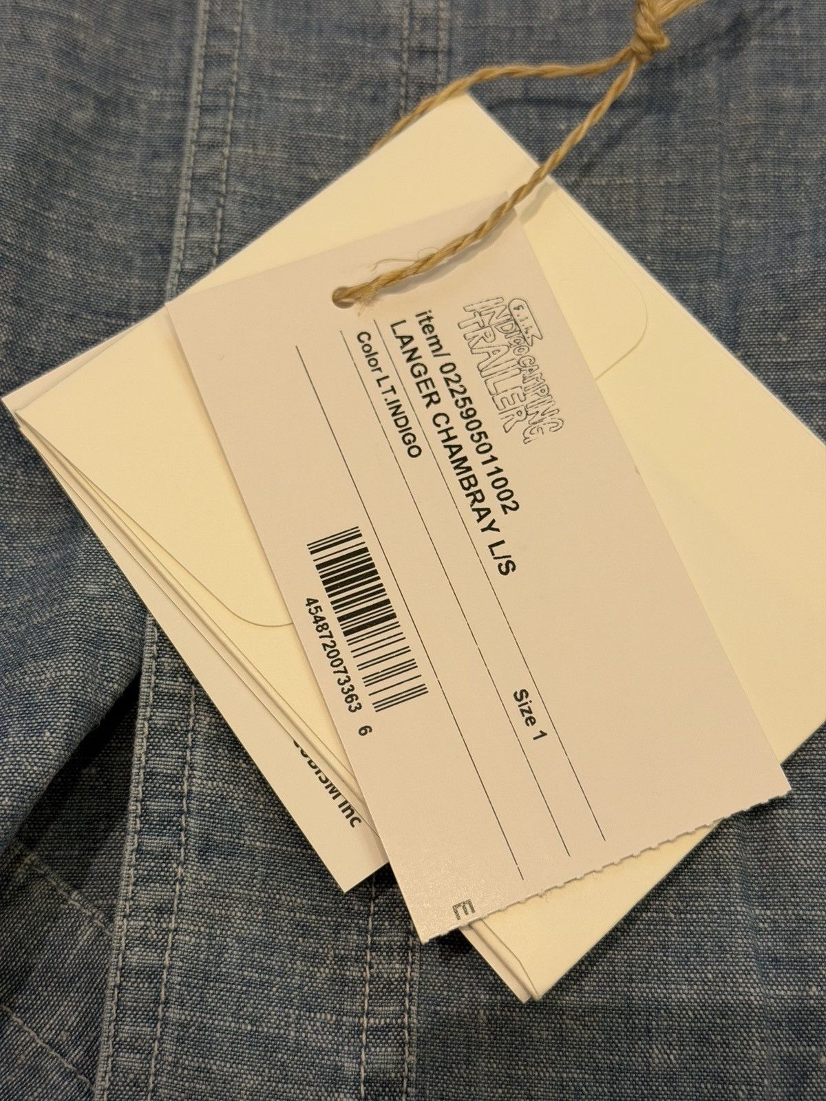 Visvim ICT langers shirt chambray Size US S / EU 44-46 / 1 - 6 Thumbnail