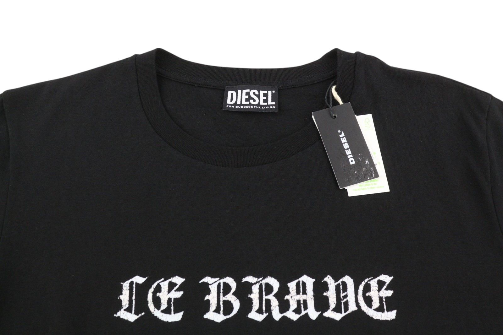 Diesel T-INY-B1 S Black Tricot Crew Collar T-Shirt 84101 Size US S / EU 44-46 / 1 - 4 Thumbnail
