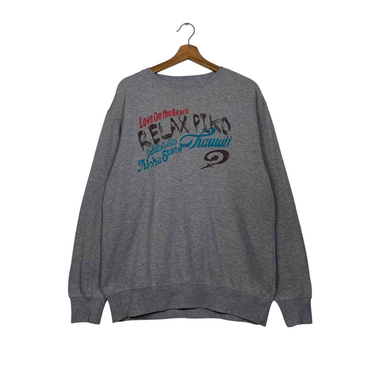 Japanese Brand Piko Hawaiian Surf Crewneck Sweatshirt Size US M / EU 48-50 / 2 - 1 Thumbnail