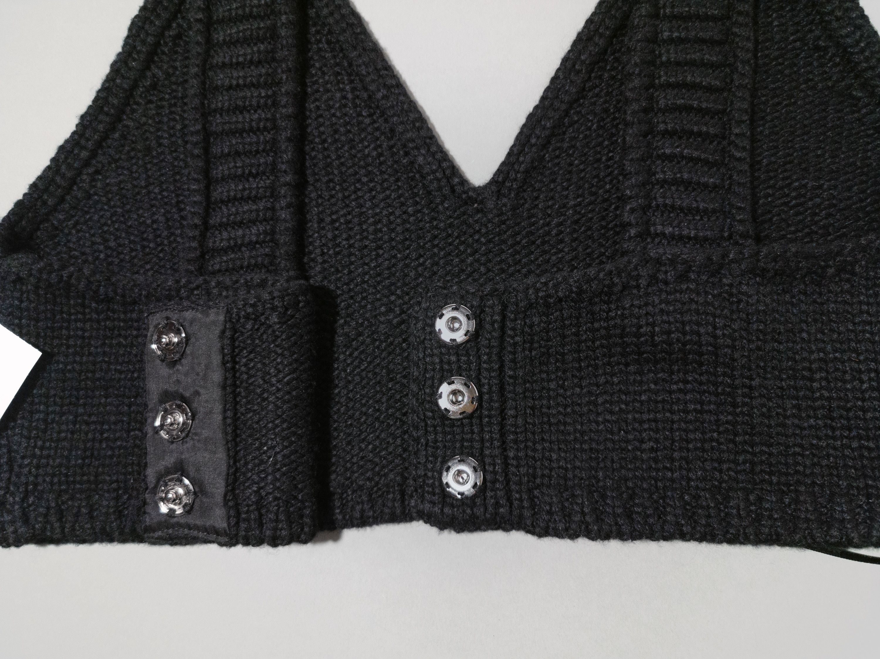 Dolce & Gabbana MSRP~600€ Unique Crop Top, 100% Cashmere! Tank Top, Bralette Size L / US 10 / IT 46 - 9 Thumbnail