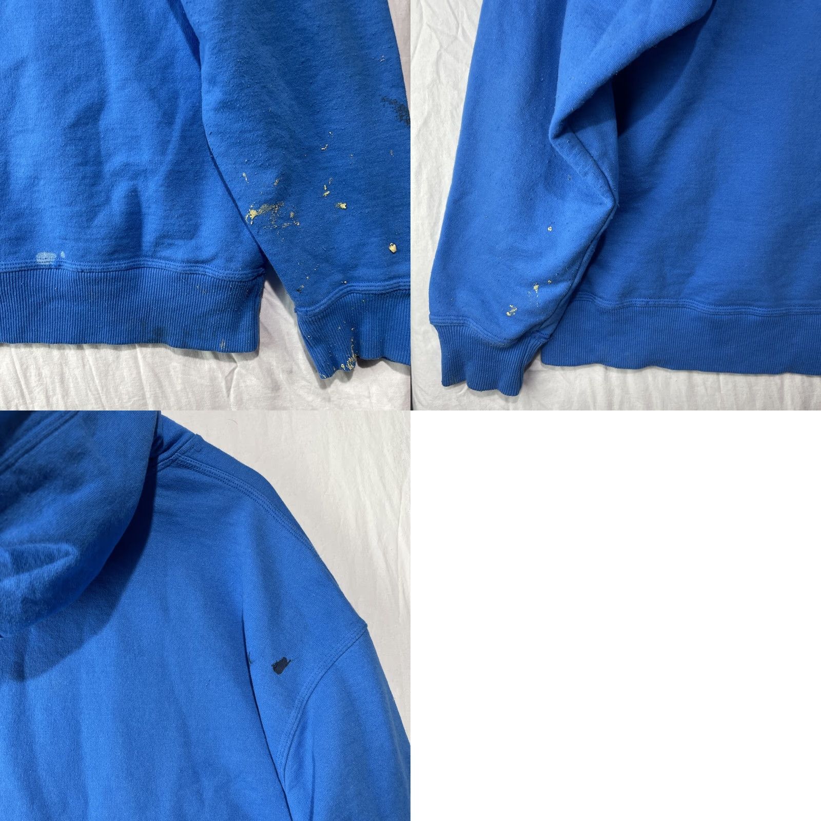 Champion Champion Hoodie Mens 2XL Blue Sweatshirt Fleece Long Sleeve Logo Sweater Size US XXL / EU 58 / 5 - 10 Thumbnail