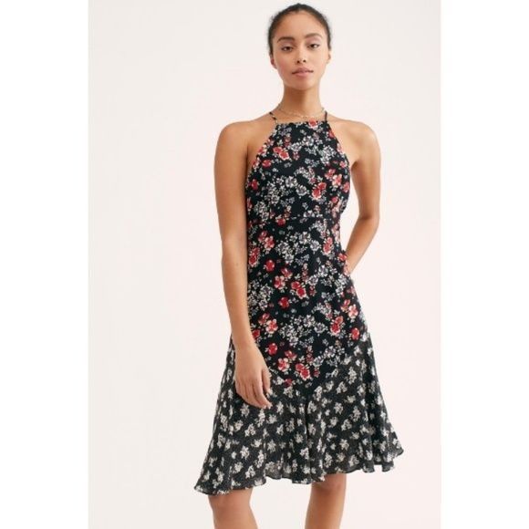 Free People Free People Show Stopper Printed Slip Dress Size XS / US 0-2 / IT 36-38 - 1 Thumbnail