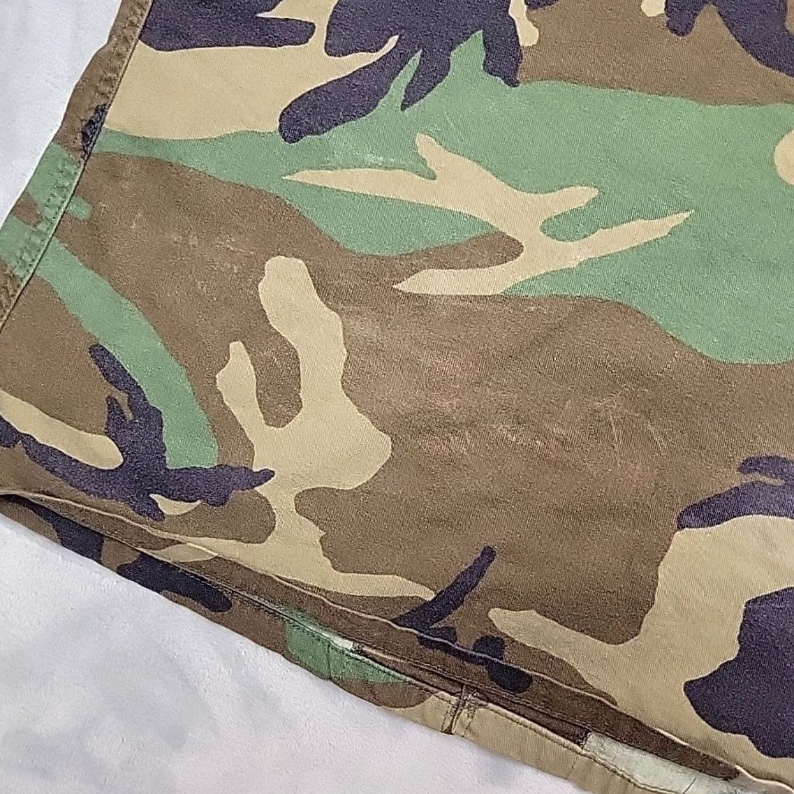 Vintage VINTAGE Woodland Camo Jacket Men Med Camouflage Military BDU Coat Combat 90s Size US M / EU 48-50 / 2 - 8 Thumbnail