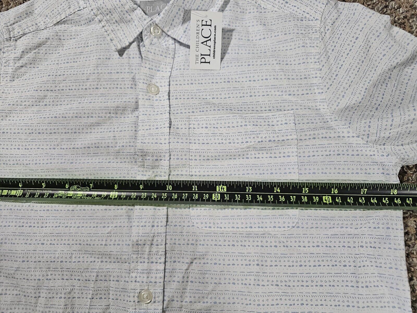 Designer Children's Place Shirt Boys Size XL 14 White Button Up NWT Size US XXS / EU 40 - 7 Thumbnail