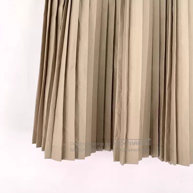 Dior Dior Khaki pleated skirt Size 24" / US 00 / IT 34 - 4 Thumbnail
