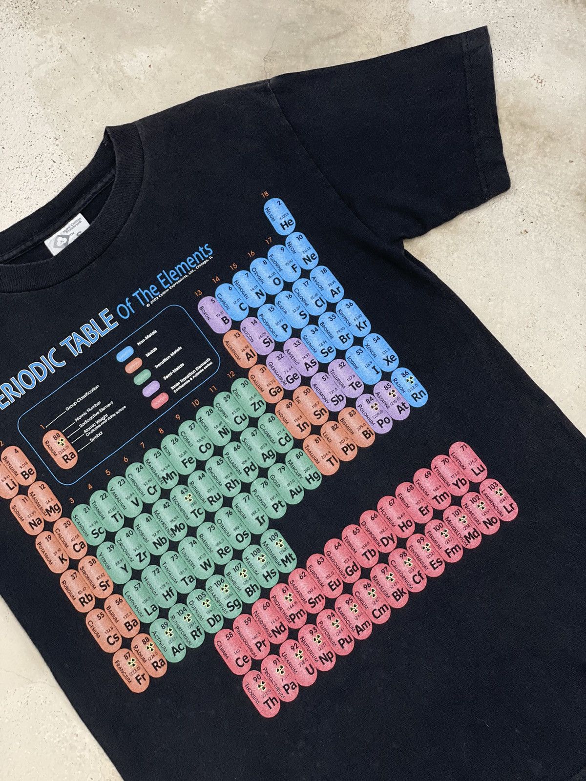 Vintage Periodic Table of The Element Vintage Y2K Chicago Expression Size US S / EU 44-46 / 1 - 4 Thumbnail