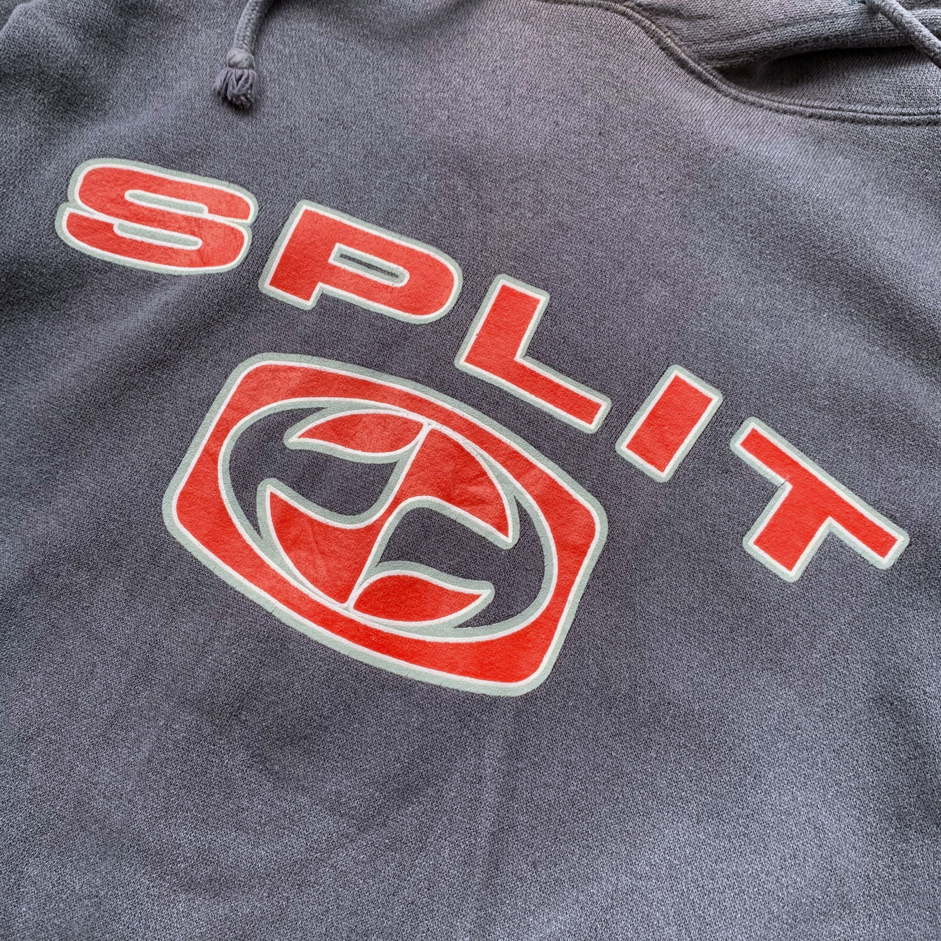 Vintage 1990s Split Skateboards Oversize Vintage Skate Hoodie Size US L / EU 52-54 / 3 - 3 Thumbnail