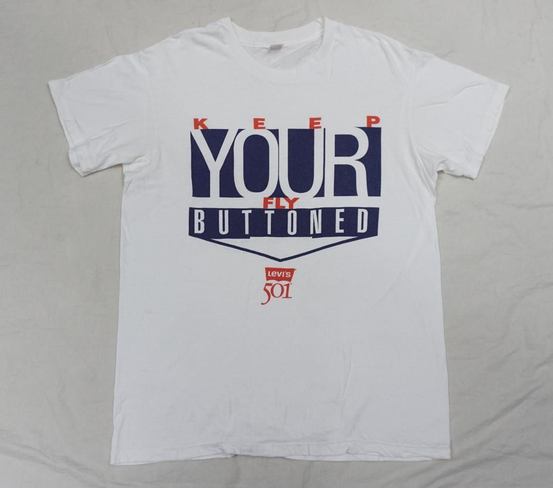 Levi's 90's USA製 Levi's Tシャツ アメカジ ビンテージ Size US L / EU 52-54 / 3 - 1 Thumbnail