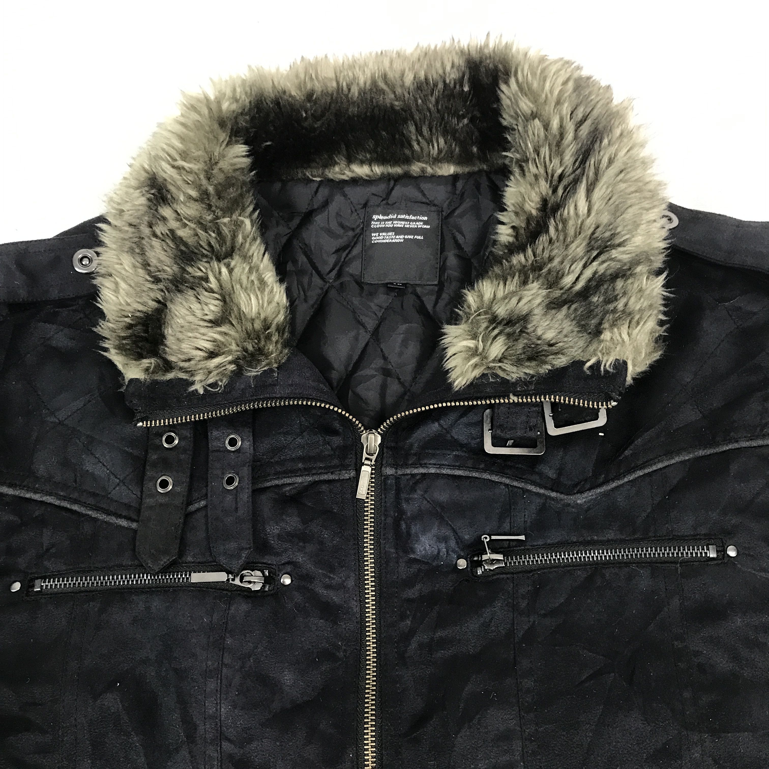 Japanese Brand Vintage Splendid satisfaction Fur design Jacket Size US L / EU 52-54 / 3 - 8 Thumbnail