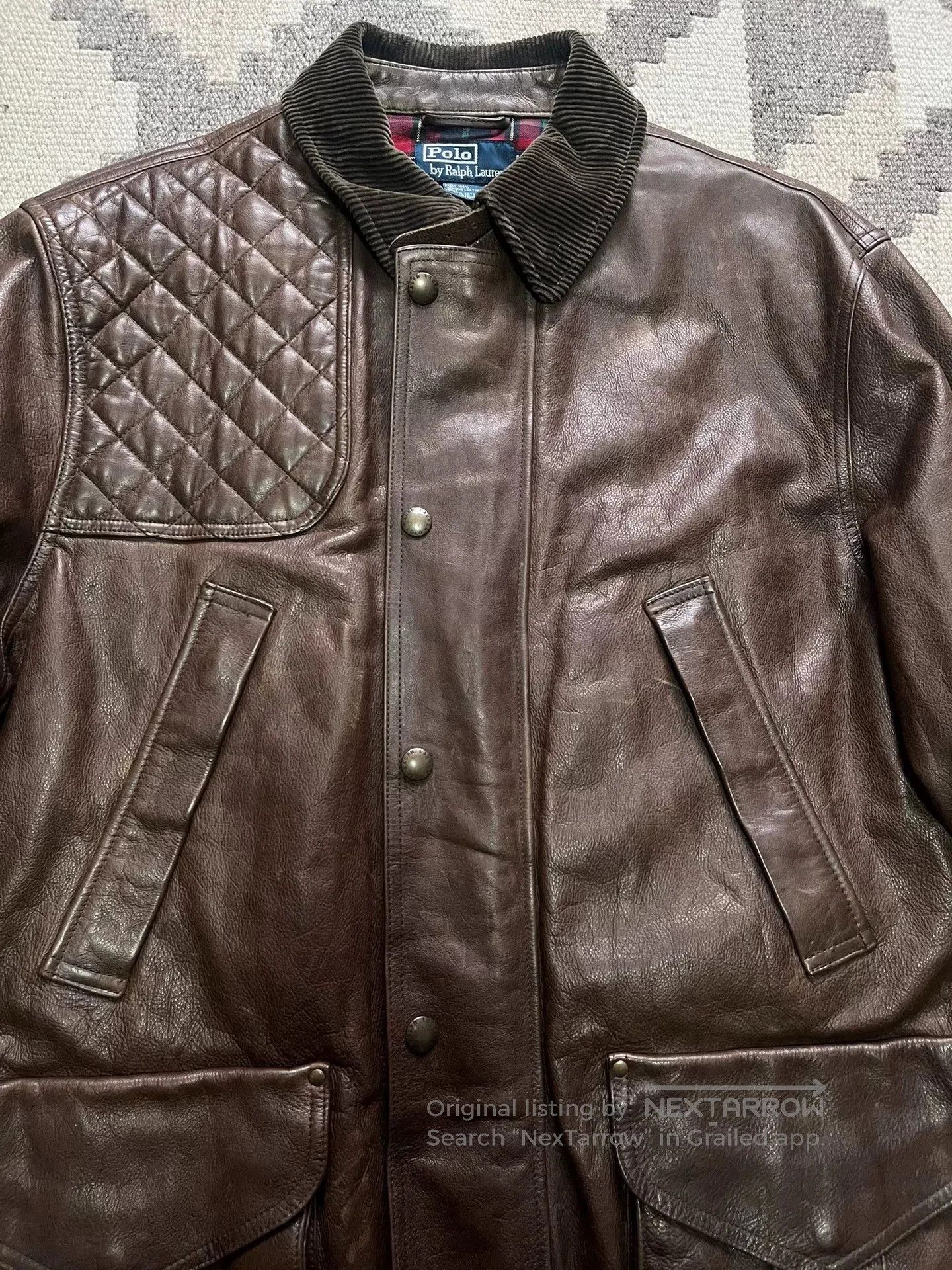 RRL Ralph Lauren Ralph Lauren RRL Hunting Leather Vest. Size US L / EU 52-54 / 3 - 2 Thumbnail