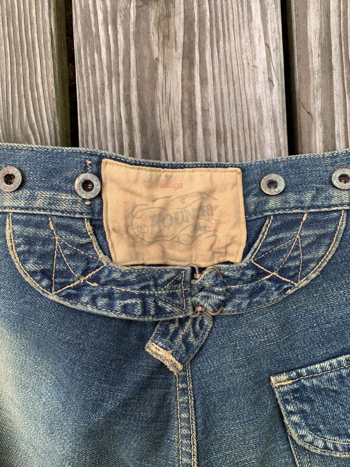 Kapital Kountry Kapital Kountry Miner Jeans with Suspenders Size US 30 / EU 46 - 5 Thumbnail