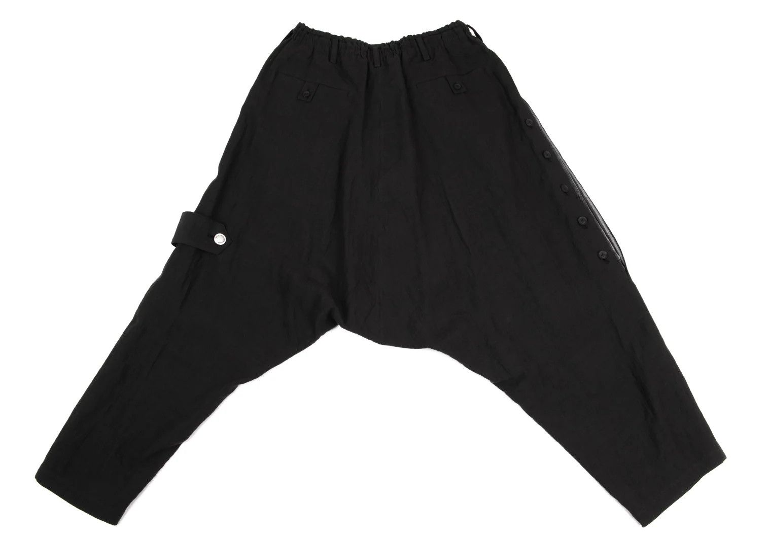 Yohji Yamamoto Yohji Yamamoto Linen Side Button Design Pants Size US 32 / EU 48 - 12 Thumbnail